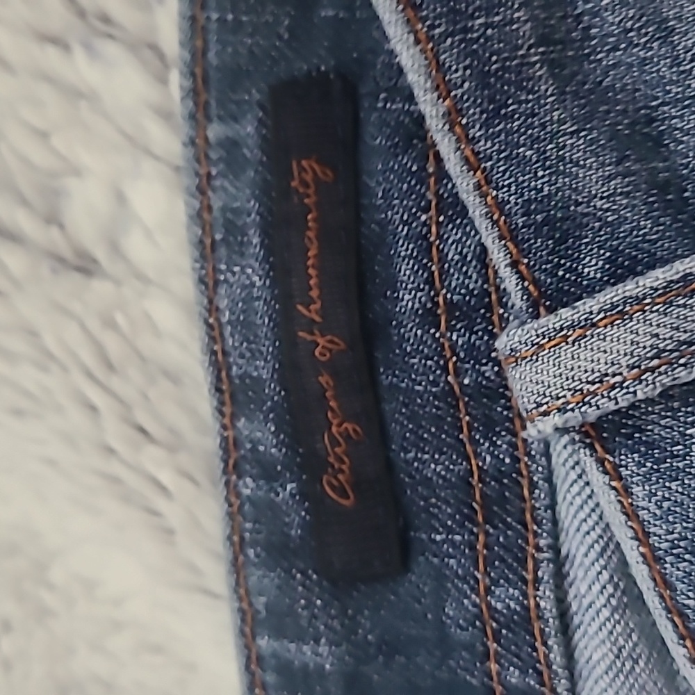 Citizens of Humanity Women's Jeans Straight Leg Size 29 Blue w/ Belt Wrap BOGO - Picture 3 of 15